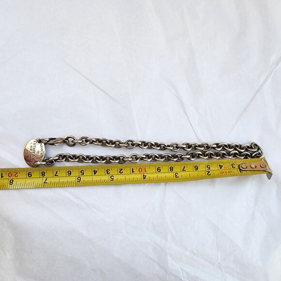 TIFFANY&Co. Return to Necklace Silver 925 Ladies Accessories Total length 37cm - Picture 5 of 8